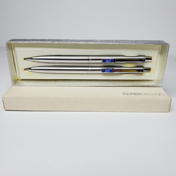Vintage Paper Mate 'Service Advisor' Chrome 79' Pen Pencil Car Employee Gift Set - Picture 14 of 14